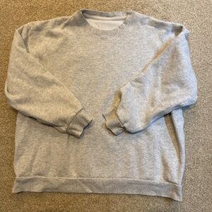 Lululemon crewneck sweatshirt, M, light heather grey